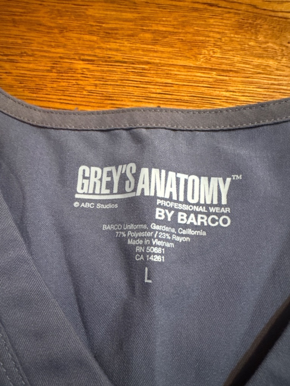 Scrub top - Picture 2 of 2